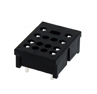 IDEC SM2S-62 клемна колодка, Double pole, PCB mount socket