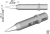 JBC 0400804 паяльне жало T-05D, chisel, 1.5 x 1 mm