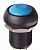 Apem IMP7P412075 кнопка, Ø 12 mm, blue actuator, Momentary, NC+NO, 3 A 28 VDC, IP67, Harsh / Noisy environments