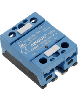 Celduc SO968470 однофазне твердотільне реле, 90A, 24-510VAC,3.5-32 VDC, LED, Regulated input