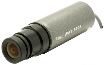 Watec WAT-240E (G3.8) компактна відеокамера, 1/4” CMOS, analog color, 480TVL, f3.8, 0.3 lx