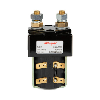 Albright SU80-5000 12V DC CO контактор постійного струму, 150A, 60VDC, NO-SP-ST