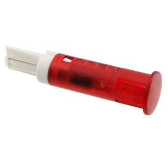 Apem QS81XXR24 світлодіодний індикатор, Ø8 mm, 24 VDC, Red