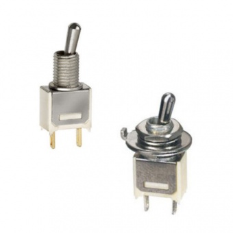 Apem серія тумблерів ZL SERIES, 1 pole, 0.5A 48 VAC/DC, Ø4.83 mm