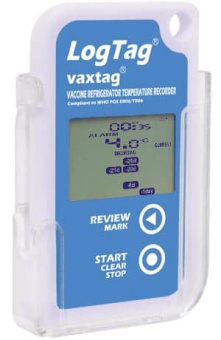 LogTag VaxTag реєстратор температури, -30 до +60 °C, LCD, IP65