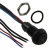 Apem ILP3FAD2L0G кнопка, Ø 12 mm, Momentary (NO), black actuator, green led, 2 A 24 VDC, IP67