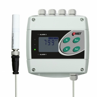 Comet H5321 регулято рівня CO2 з реле та RS232 виходами, 1ch, 0 to 10000 ppm, 2 relay output, LCD, 1m cable