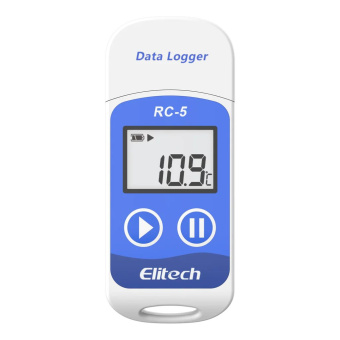 Elitech RC-5 реєстратор температури, -30 до +70 °C, Multi-Use, USB, LCD, IP67