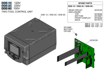 JBC DDE-2C двоканальний блок управління DDE, 2x150W, 230V, 90-450°C