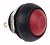 Apem ISR3SAD610 кнопка, Ø 12 mm, Momentary (NO), Threaded bushing, red actuator, 400 mA 32 VAC - 100 mA 48 VDC, IP67