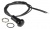 Apem ILP3FAD2 кнопка, Ø 12 mm, Momentary (NO), black actuator, 2 A 24 VDC, IP67