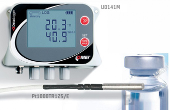 Comet U0141G GSM реєстратор температури, 4 входи, -200 до +260°C, PT1000, IP67, GPRS