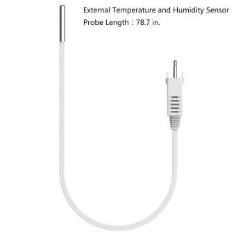 Elitech GSP-8-THE реєстратор температури та вологості з кабелем, -40 до +85 °C, 1 до 99%RH, Multi-Use, Auto-PDF, USB, LCD