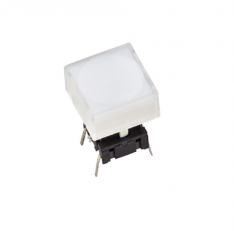 MEC 1KBS серія ковпачків для PCB кнопок, 14.3 x 14.3 mm