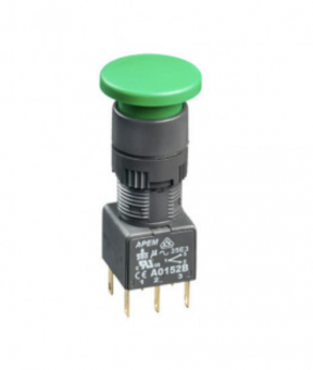 Apem серія промислових перемикачів A01 Series, 1- 4 pole, 6 A 250 VAC, 12 VDC, Latching and Momentary, IP65