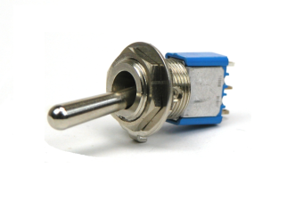 Apem 5637MA тумблер, MOM-OFF-MOM, 1 pole, Ø 11.9 mm, 4A 30 VDC, 3A 250VAC