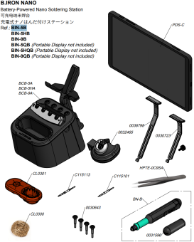 JBC BIN-5B паяльна станція B·IRON NANO, Battery, 40W, 230V, 100-450°C