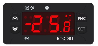 Elitech ETC-961 контроллер температури, -50 до 150℃, 8А, NTC/PTC - 2 метри