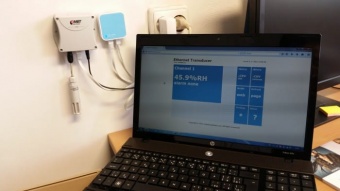 Comet P8511 датчик температури та вологості, Ethernet, 1ch, -55 to +105 °C