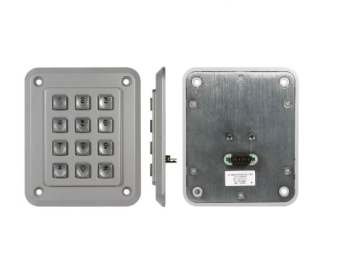 Storm Interface 1K12E10 клавіатура, 12 key, Telephone Extended Format with CLR and ENT keys, Vandal resistant, IP65