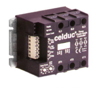Celduc SVTA4684 трифазний пропорційний регулятор, 3x95A, 200-480VAC, 4-20mA