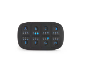 Apem PKR серія ультракомпактних клавіатур, 12-24 VDC, 6-14 keys, RGB LED, CAN open, J1939, IP67/IP69K