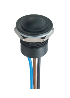 Apem IAR5F1200 кнопка, Ø 16 mm, Momentary (NC+NO), 2 A 24 VDC, IP67,  harsh environments