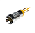 Apem Q8R9CXXY24AE світлодіодний індикатор, Ø8mm, 24VAC/VDC, Yellow, IP67
