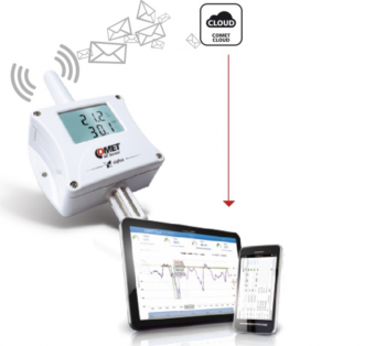 Comet W3810P Бездротовий термометр, гігрометр, IoT Sigfox