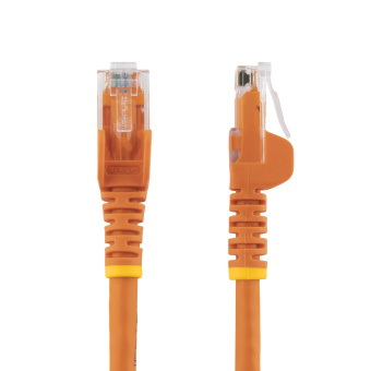 Startech N6PATC50CMOR кабельна збірка, 0.5m, Cat6, Orange RJ45 to Male RJ45 Male
