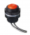 Apem IZPR3F462 кнопка, Ø 16 mm, Momentary (NO), red actuator, 200 mA 48 VDC, IP67