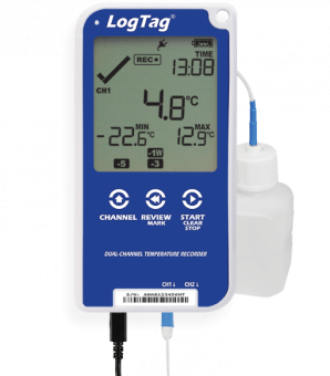 LogTag UTRED30-16 багатоканальний реєстратор температури, -40 до +99 °C, USB, LCD, IP61