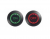 Apem FDAP1F1282F14 кнопка Ø 24 mm, Latching OFF - ON, illuminated, 4 A, 12 VDC, ON (green) / OFF (red) symbols, IP69K