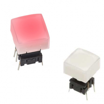 MEC 1KC серія ковпачків для PCB кнопок, 14.3 x 14.3 mm