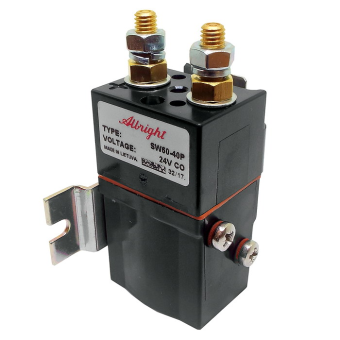 Albright SW60-40P 24V CO DC контактор постійного струму, 80A, 48VDC, NO-SP-ST, IP66