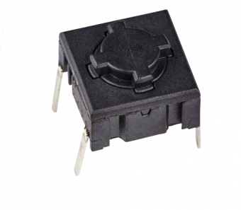 MEC 5ETH935 кнопка на друковану плату, NO, 10 x 10 mm, 50 mA / 24 VDC, IP67, MIL-PRF-28855H