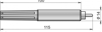 Comet DST/C цифровий сенсор температури , 0 до 50°C, Cinch (RCA), IP20