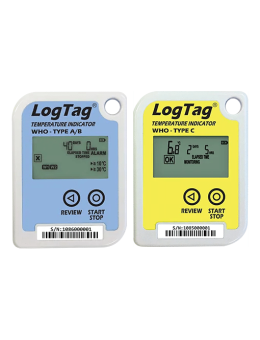 LogTag TIC20 індикатори температури, -30 до +60 °C, Single-Use, LCD, IP64