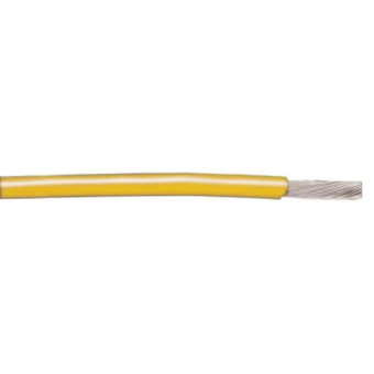 Alpha Wire 5855 YL005 монтажний кабель, жовтий, 22 AWG, PTFE