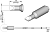 JBC C470017 паяльне жало, chisel, 5 x 1,2 mm