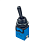 Apem 6421A-03BK тумблер, 1 pole, ON-OFF, 6,5 А 30 VDC