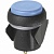 Apem IQR3S412 кнопка, Ø 16 mm, Momentary (NO), Snap-in, blue actuator, 200 mA 48 VDC, IP54
