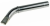 Weller T0054251899N паяльне жало CT2 FX8, chisel bent, 10,0 mm, magnastat, 425°C