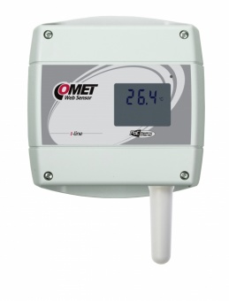 Comet T0610 датчик температури з Ethernet інтерфейсом, -30 to +80 °C, LCD, PoE