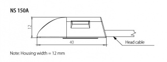 Sensit NS 151A контактний датчик температури, Ni 1000/6180, -50 до +130 °C, 2м