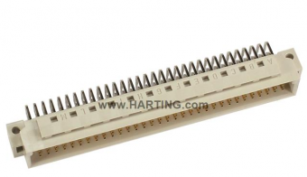 Harting 09 03 696 6921 роз'єм, DIN 41612, Type C, 96 Contacts, Plug, 2.54 mm, 3 Row, a+b+c
