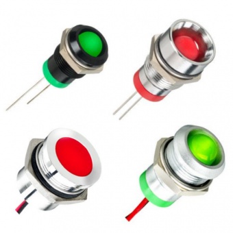 Apem серія світлодіодних індикаторів Q12 Series, Ø12mm
