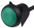 Apem IQR3F432 кнопка, Ø 16 mm, Momentary (NO), Snap-in, green actuator, 200 mA 48 VDC, IP54