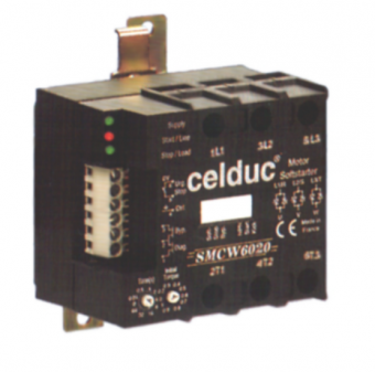 Celduc SMCW6020 трехфазное устройство плавного пуска, 3x5,6A, 200-480VAC, 3,8kW