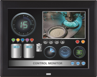 IDEC HG3G-V8XT22MF-B HMI панель, 8.4", Color-TFT, 1024 x 768, 24V DC